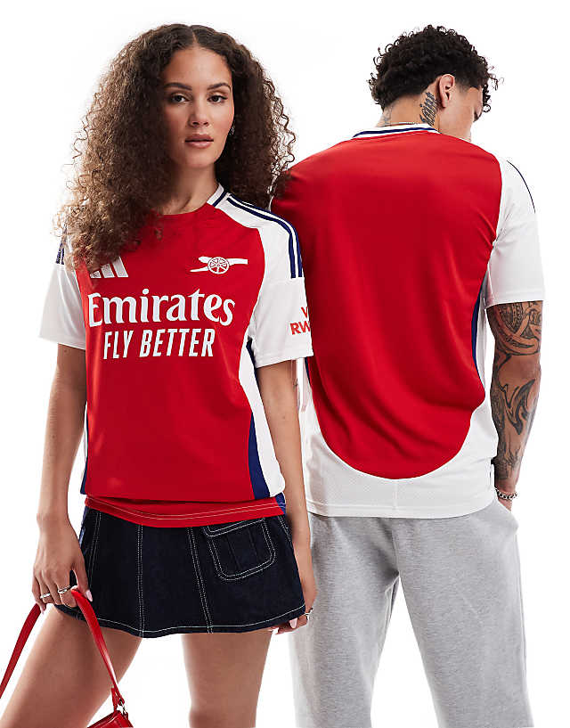 Asos Adidas Football Arsenal 24/25 Home Shirt In Red And White