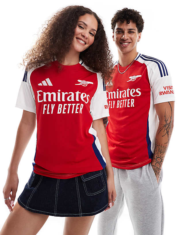 Asos Adidas Football Arsenal 24/25 Home Shirt In Red And White