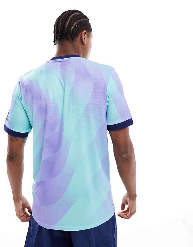 Asos Adidas Football Arsenal 24/25 Third Authentic Jersey In Blue