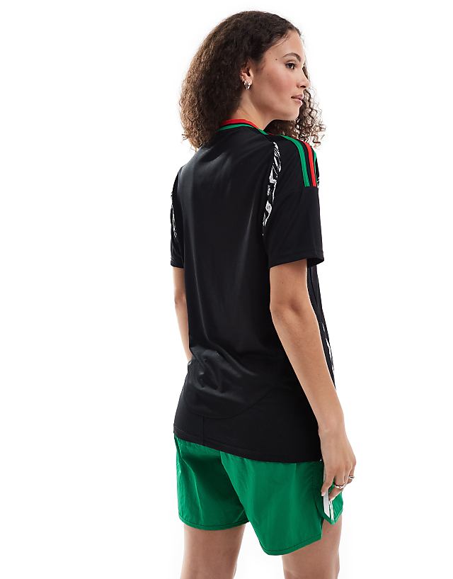 Asos Adidas Football Arsenal 24/25 Unisex Away Shirt In Black