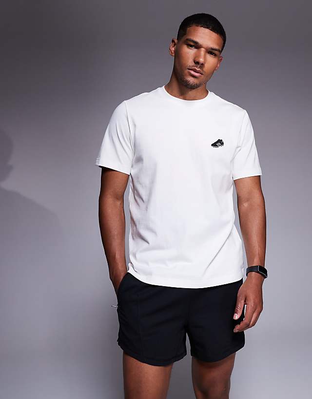 asos adidas Football Copa t-shirt with motif in white