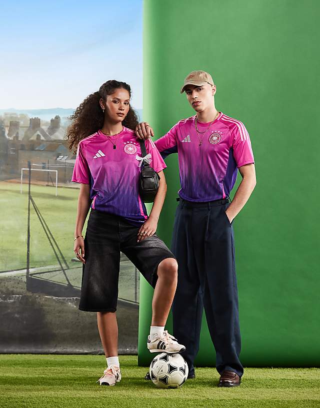 asos adidas Football Euro 2024 Germany away shirt in purple
