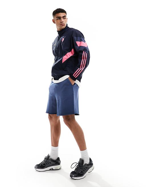Asos Adidas Football Juventus Track Top In Dark Blue