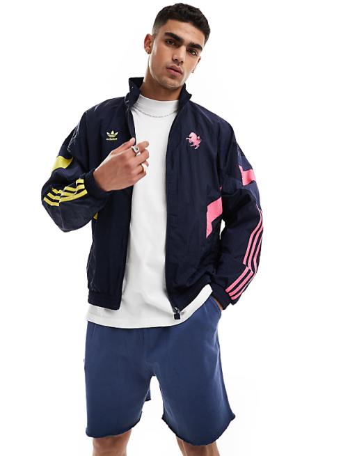 asos adidas Football Juventus track top in dark blue