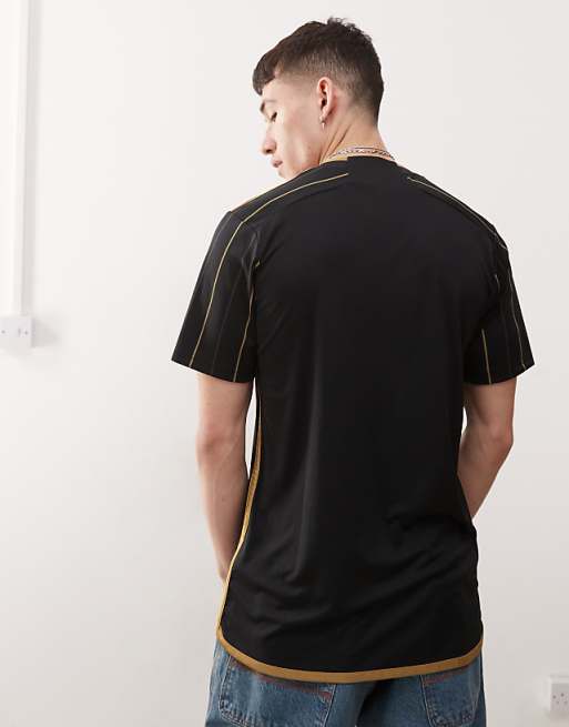Asos Adidas Football Los Angeles FC Home Jersey In Black And Gold