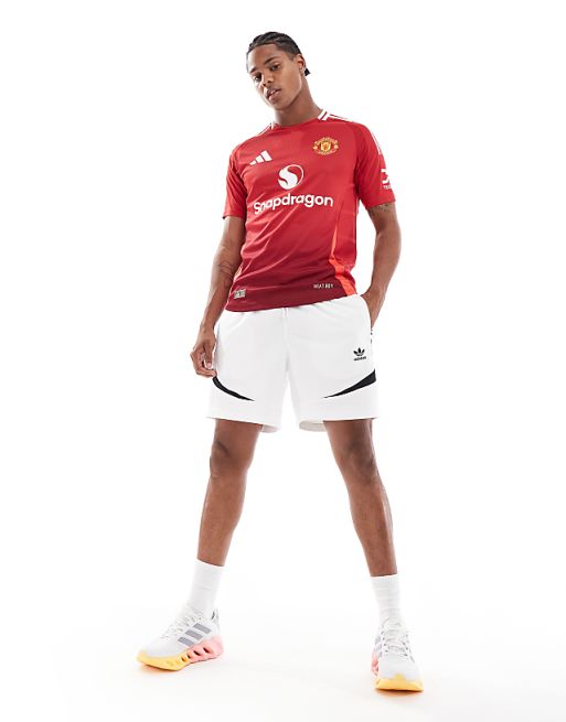 Asos Adidas Football Manchester United 24/25 Home Authentic Jersey In Red