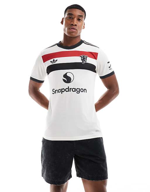 asos adidas Football Manchester United 24/25 Third Authentic jersey in white