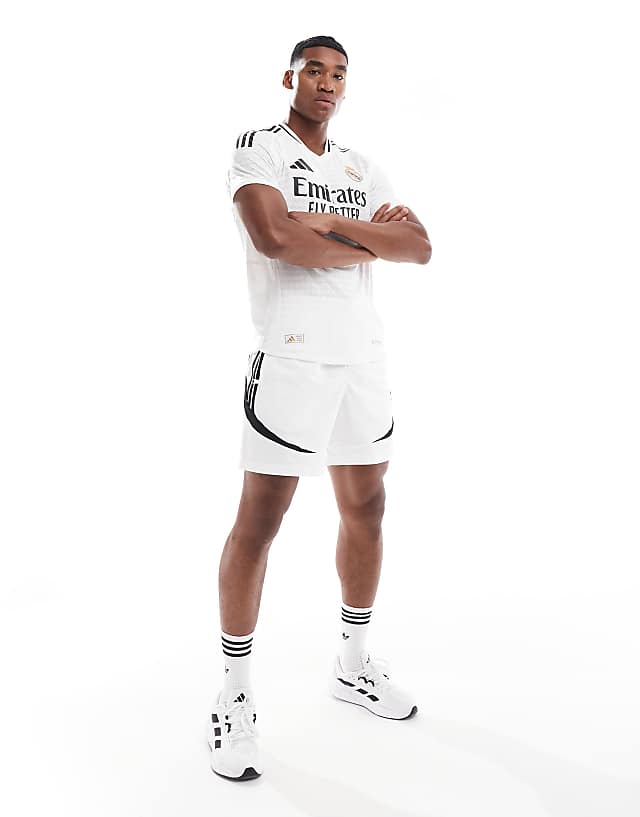 Asos Adidas Football Real Madrid 24/25 Home Authentic Jersey In White