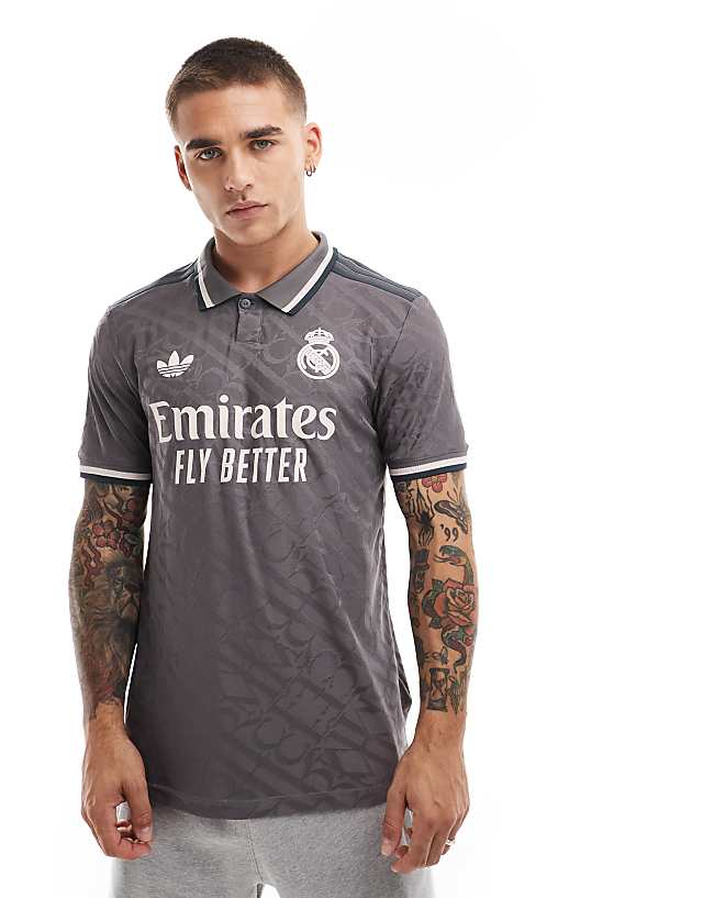 Asos Adidas Football Real Madrid 24/25 Third Jersey In Brown
