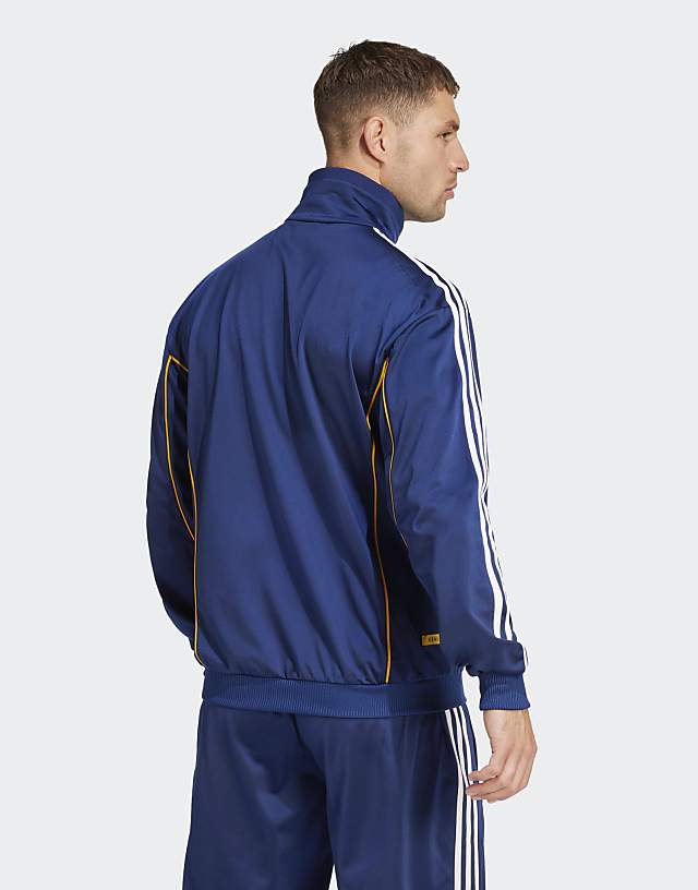 Asos Adidas Football Real Madrid 99/00 Track Top In Dark Blue