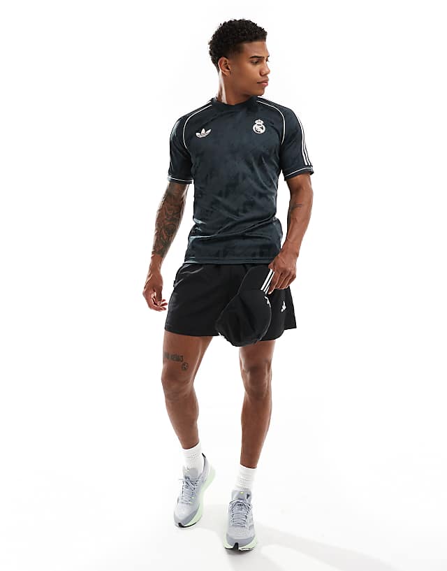Asos Adidas Football Real Madrid LFSTLR Jersey In Grey