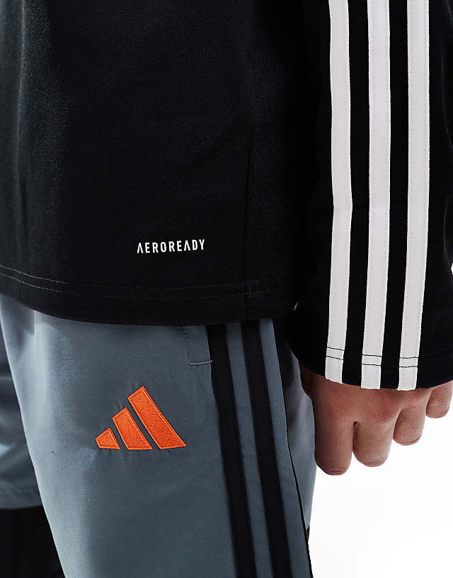 Asos Adidas Football Squadra 25 Track Top In Black And White
