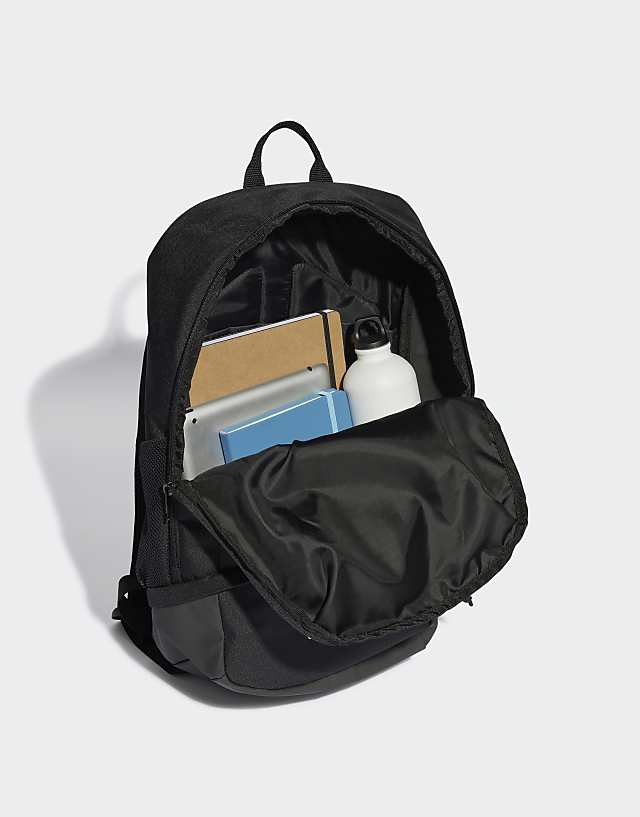 Asos Adidas Football Tiro Backpack In Black And White