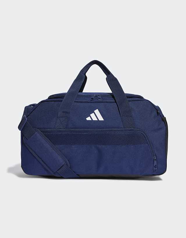 asos adidas Football Tiro League duffel bag in navy