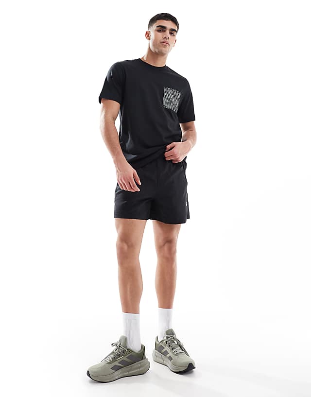 Asos Adidas Outdoor Terrex T-shirt With Patch Pocket In Black