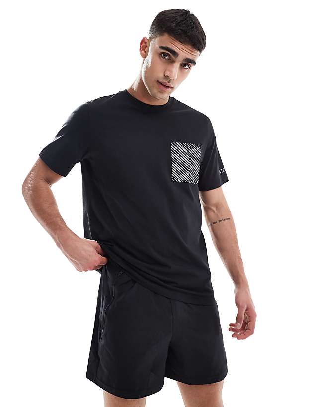 asos adidas Outdoor Terrex t-shirt with patch pocket in black