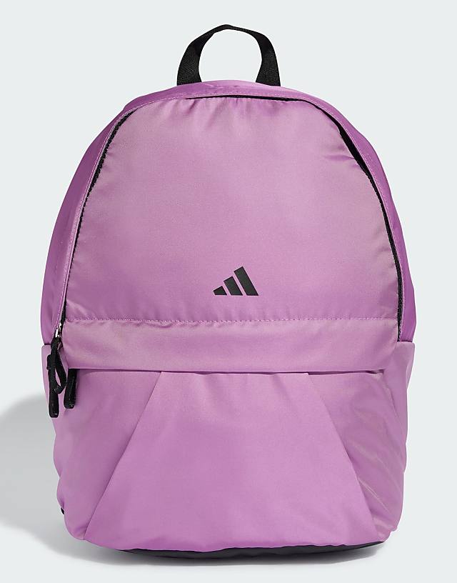 asos adidas performance Adidas glow backpack in preloved purple / clear pink /