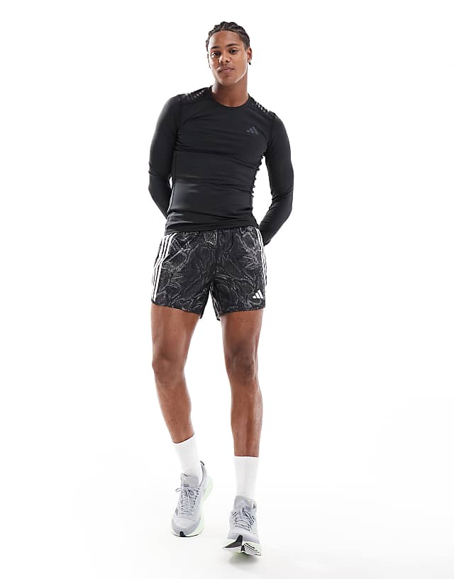 Asos Adidas Performance Techfit Control X RHEON Long-sleeve Top In Black
