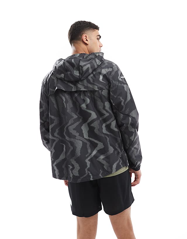 Asos Adidas Performance Ultimate Wind Rdy Jacket In Black