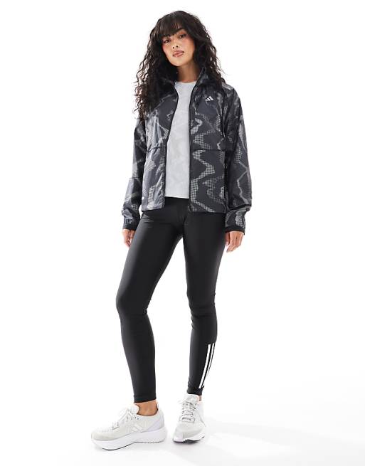 Asos Adidas Performance Ultimate Wind Rdy Jacket In Multi