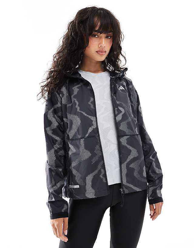 asos adidas Performance ultimate wind rdy jacket in multi