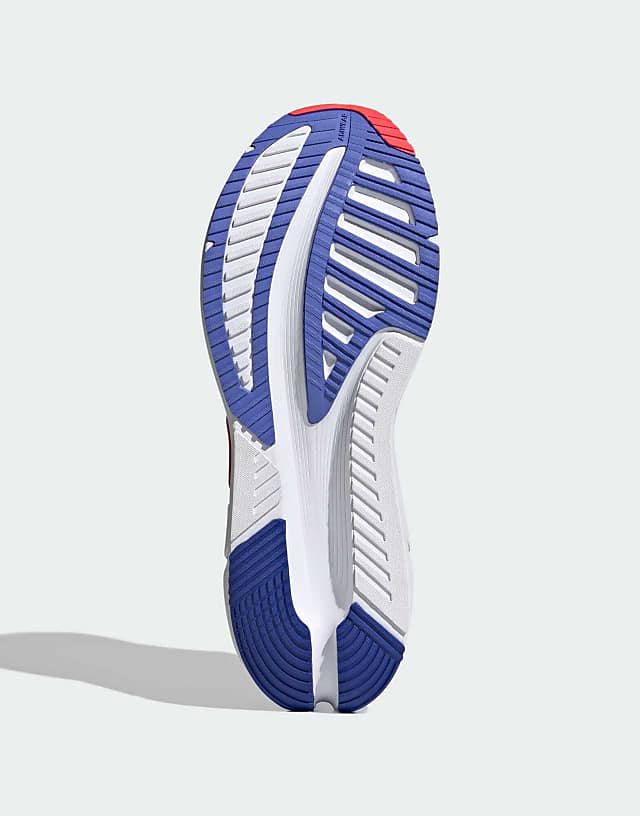 Asos Adidas Running Adistar 3 Trainers In Red And Blue