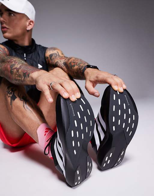 Asos Adidas Running Adizero Evo SL Trainers In Black And White