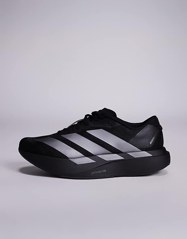 Asos Adidas Running Adizero EVO SL Trainers In Black And Grey