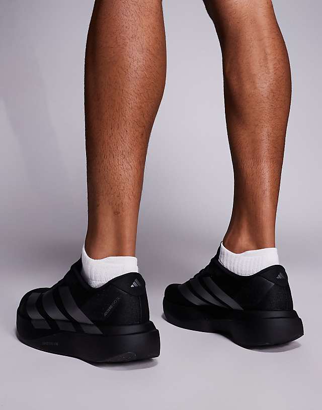 Asos Adidas Running Adizero EVO SL Trainers In Black And Grey