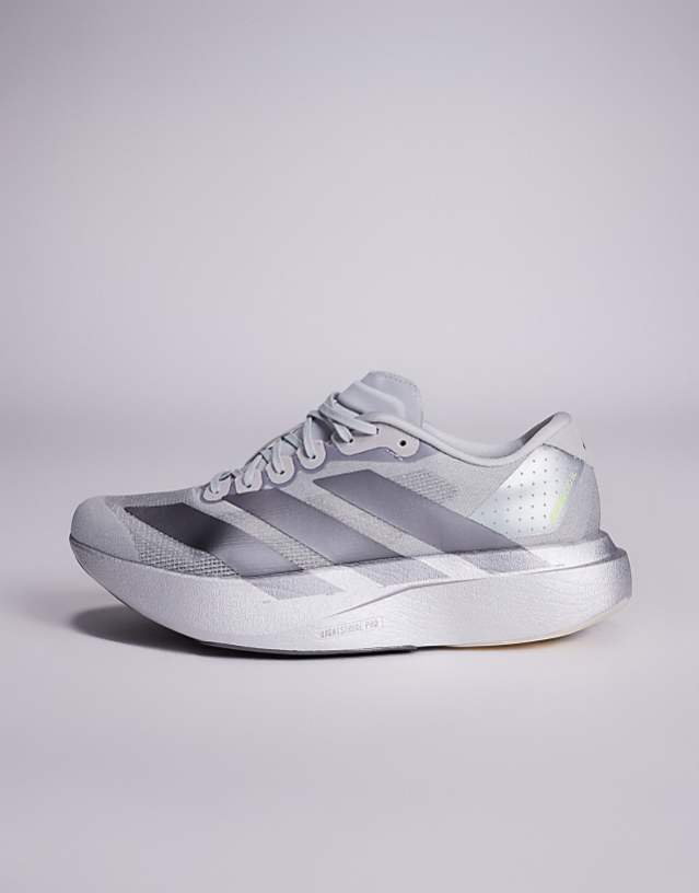 Asos Adidas Running Adizero EVO SL Trainers In Grey