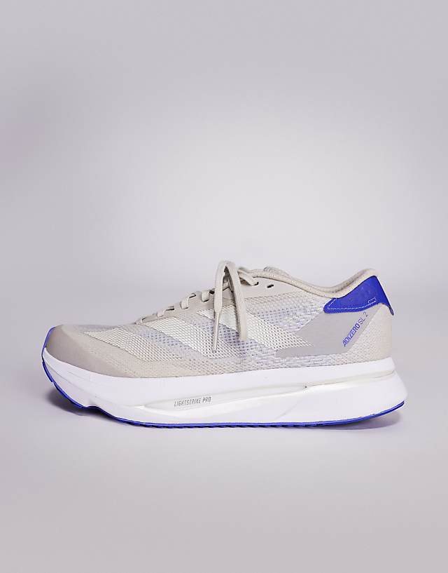 Asos Adidas Running Adizero SL2 In Grey Blue And Silver