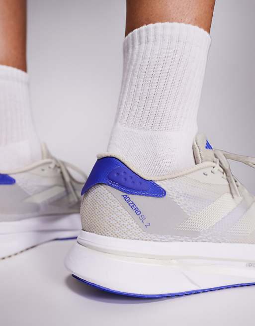 Asos Adidas Running Adizero SL2 In Grey Blue And Silver