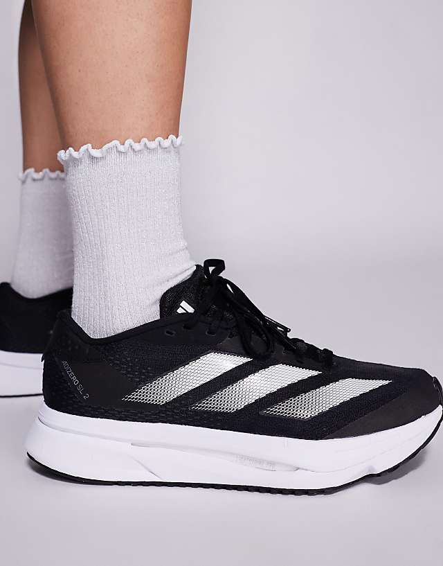 Asos Adidas Running Adizero SL2 Trainers In Black And White