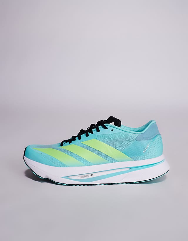 Asos Adidas Running Adizero SL2 Trainers In Blue And Yellow