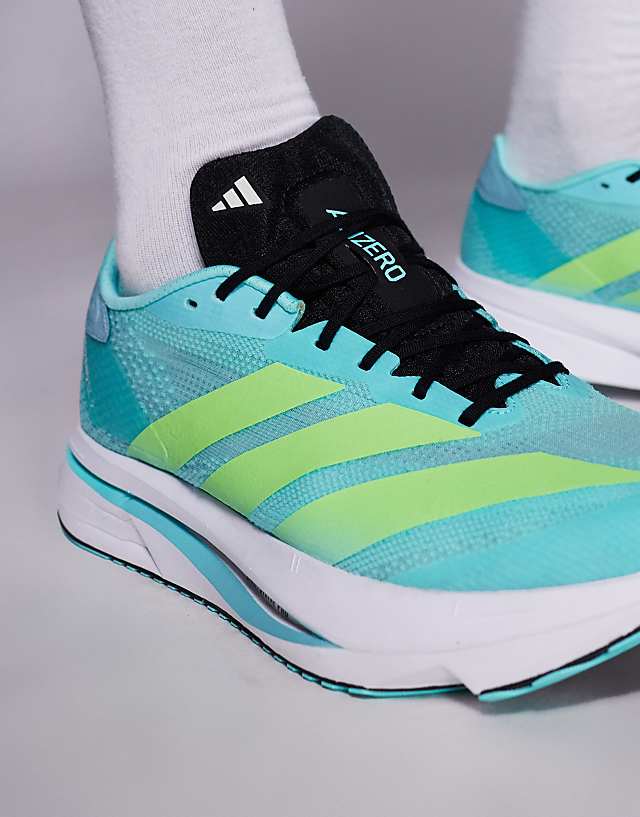 Asos Adidas Running Adizero SL2 Trainers In Blue And Yellow