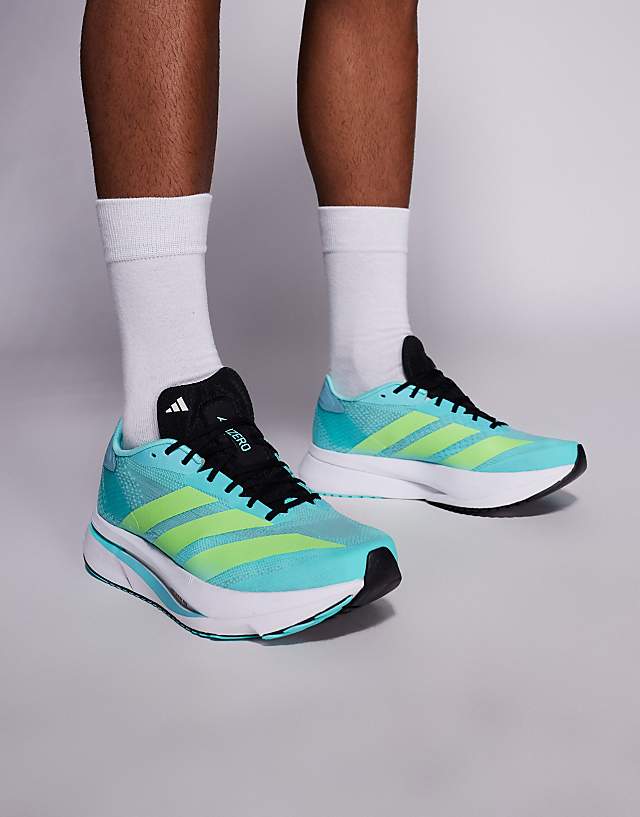 asos adidas Running Adizero SL2 trainers in blue and yellow
