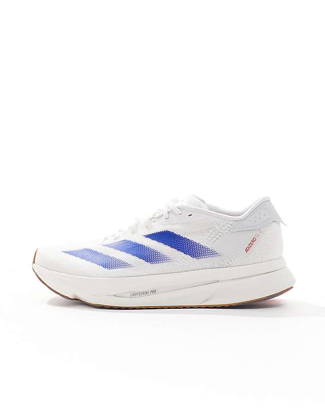 Asos Adidas Running Adizero SL2 Trainers In White And Blue