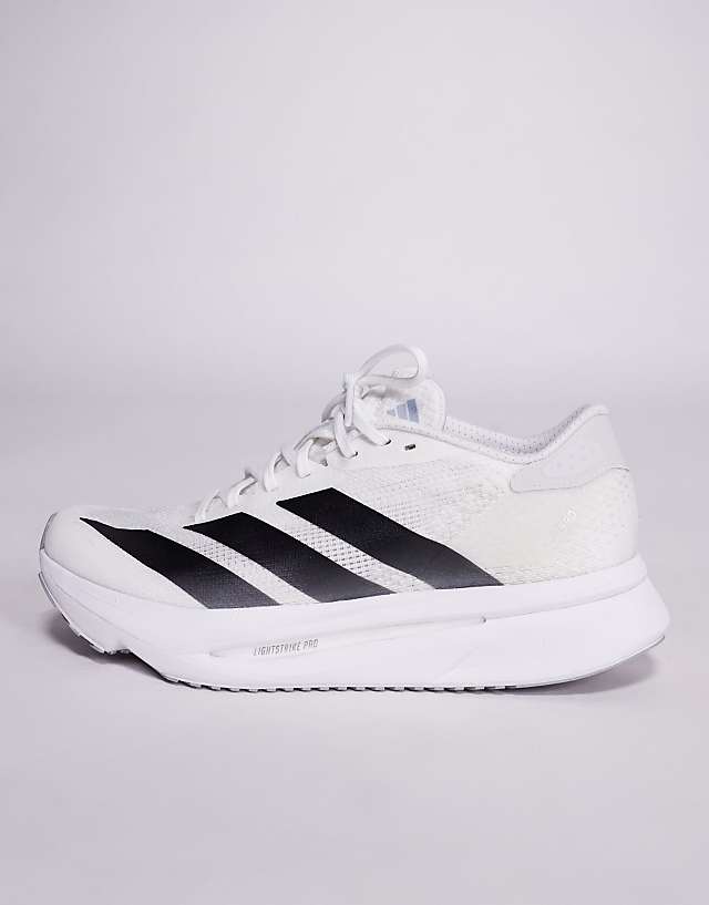 Asos Adidas Running Adizero SL2 Trainers In White And Black