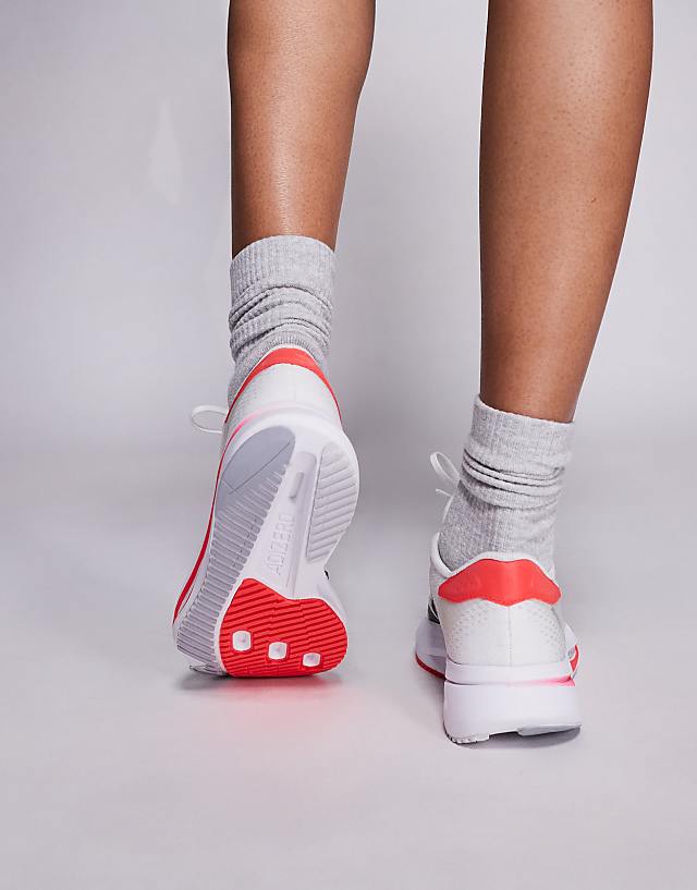 Asos Adidas Running Adizero SL2 Trainers In White Red And Black