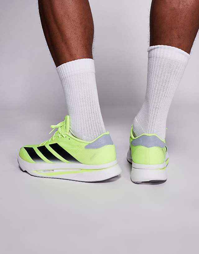 Asos Adidas Running Adizero SL2 Trainers In Yellow And Black