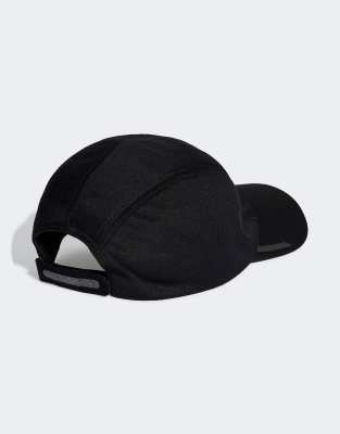 Asos Adidas Running Aeroready Four-pannel Mesh Cap In White In Multi