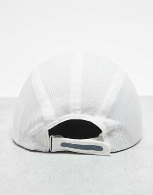 Asos Adidas Running Aeroready Four-pannel Mesh Cap In White