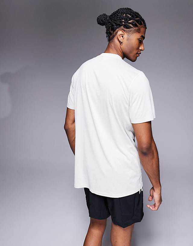 Asos Adidas Running Own The Run T-shirt In In Grey And Pink