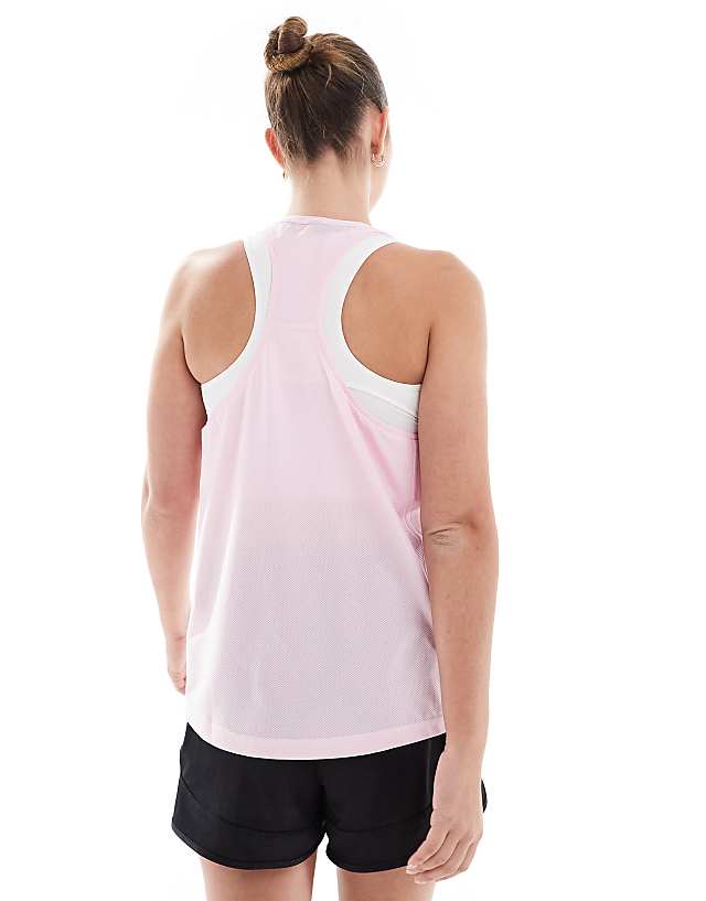 Asos Adidas Running Own The Run Tank Top In Baby Pink