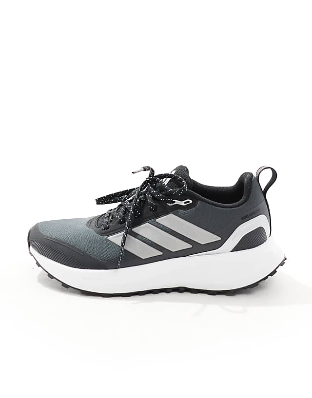 Asos Adidas Running RunFalcon 5 Trail Trainers In Black And Grey