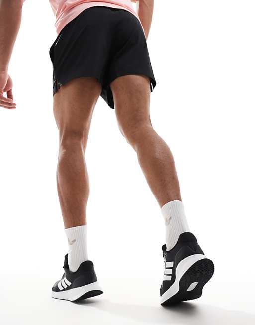 Asos Adidas Running RunFalcon Trainers In Black And White