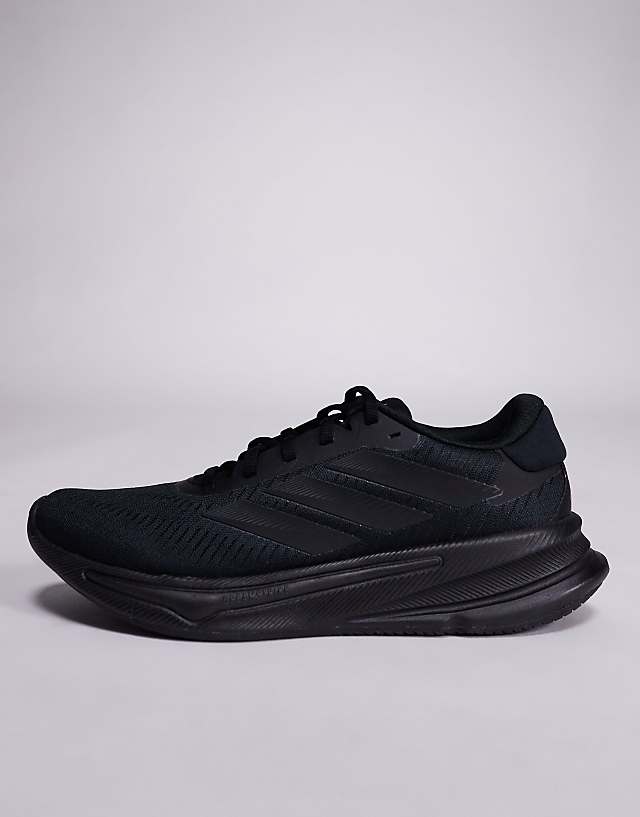Asos Adidas Running Supernova Ease Trainers In Black