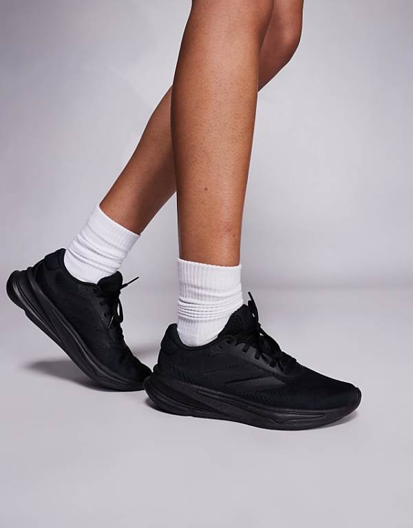 asos adidas Running Supernova Ease trainers in black