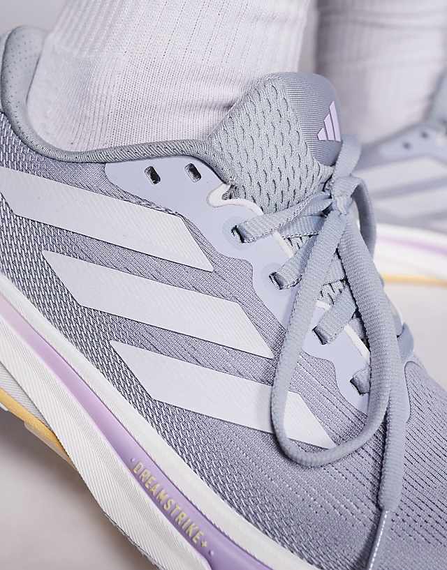 Asos Adidas Running Supernova Rise 2 Trainers In Grey And Silver