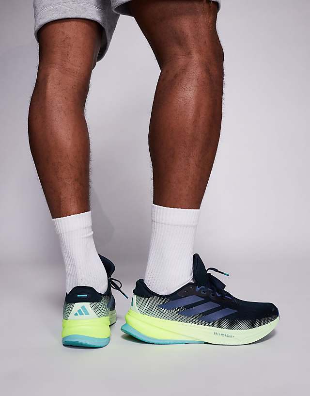 Asos Adidas Running Supernova Rise ATR In Navy And Yellow